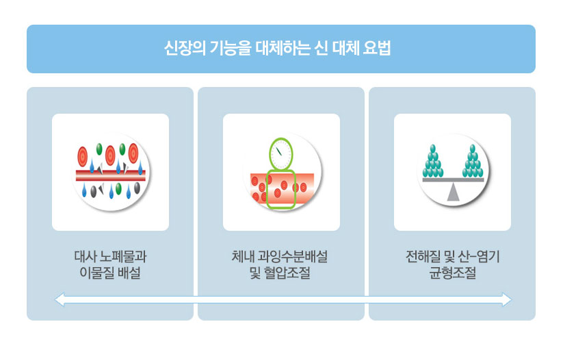 신장의 기능을 대체하는 신대체요법사진